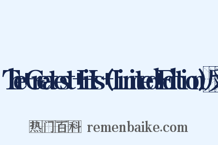 The+Greatest+Hits+(Limited+Edition)反义词是什么意思的图片